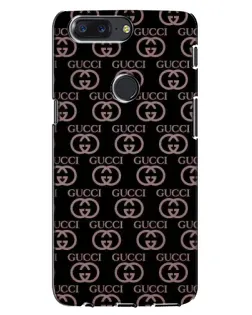 Чехол для OnePlus 5T с картинкой «Классическая монограмма Gucci»