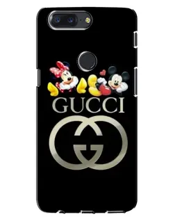 Чехол для OnePlus 5T с картинкой «Gucci — герои Disney»