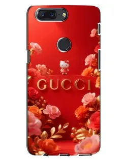 Чехол для OnePlus 5T с картинкой «Gucci — золотой сад»