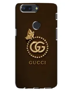 Чехол для OnePlus 5T с картинкой «Gucci — золотая бабочка»