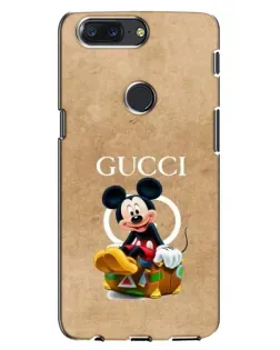 Чехол для OnePlus 5T с картинкой «Микки Маус Gucci — крафт»
