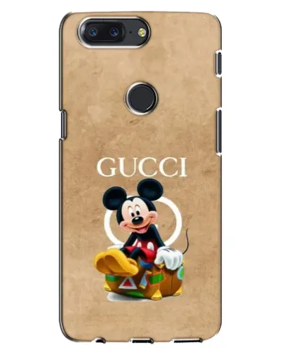 Чехол для OnePlus 5T с картинкой «Микки Маус Gucci — крафт»