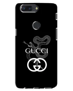 Чехол для OnePlus 5T с картинкой «Gucci — серебряная змея»