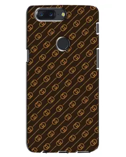 Чехол для OnePlus 5T с картинкой «Gucci — золотые диагонали»
