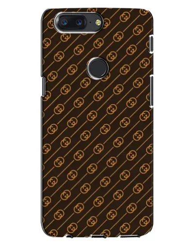 Чехол для OnePlus 5T с картинкой «Gucci — золотые диагонали»
