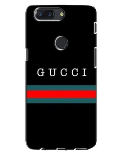 Чехол для OnePlus 5T с картинкой «Gucci — красный пояс»