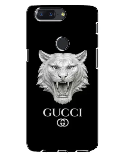 Чехол для OnePlus 5T с картинкой «Gucci — серебряный лев» Чехол для OnePlus 5T с картинкой «Gucci — серебряный лев»