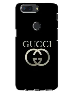 Чехол для OnePlus 5T с картинкой «Gucci — золото на черном» Чехол для OnePlus 5T с картинкой «Gucci — золото на черном»