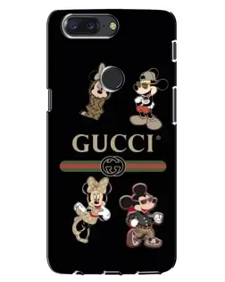 Чехол для OnePlus 5T с картинкой «Gucci — герои Disney и монограмма» Чехол для OnePlus 5T с картинкой «Gucci — герои Disney и монограмма»