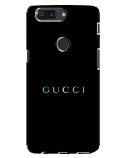 Чехол для OnePlus 5T с картинкой «Gucci — неоновый минимализм» Чехол для OnePlus 5T с картинкой «Gucci — неоновый минимализм»