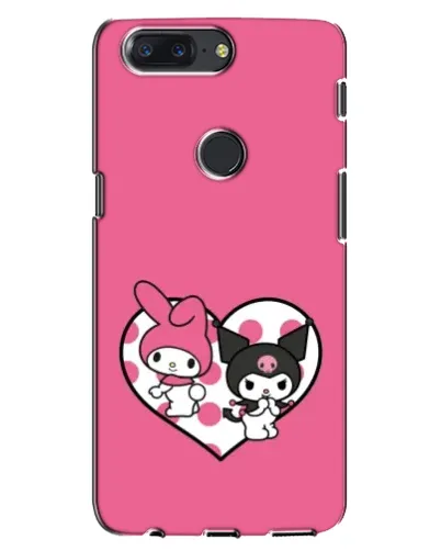 Чохол для OnePlus 5T з картинкою «Kuromi та My Melody» Чохол для OnePlus 5T з картинкою «Kuromi та My Melody»