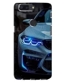 Чохол для OnePlus 5T з картинкою «Погляд BMW з синіми фарами» Чохол для OnePlus 5T з картинкою «Погляд BMW з синіми фарами»
