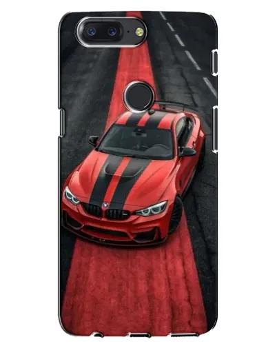 Чохол для OnePlus 5T з картинкою «BMW на червоній доріжці»