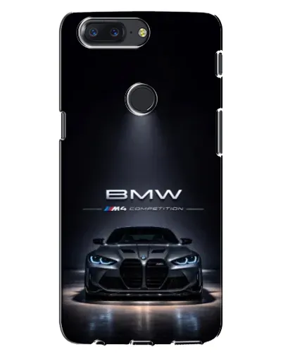 Чехол для OnePlus 5T с картинкой «BMW сквозь ночной город» Чехол для OnePlus 5T с картинкой «BMW сквозь ночной город»