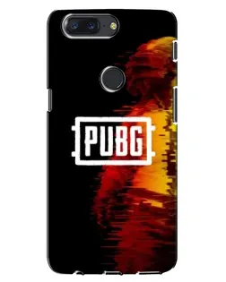 Чохол для OnePlus 5T з картинкою «Яскравий логотип PUBG»
