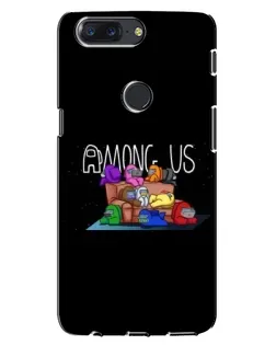 Чохол для OnePlus 5T з картинкою «Логотип Among Us»