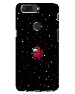 Чохол для OnePlus 5T з картинкою «Червоний Among Us»