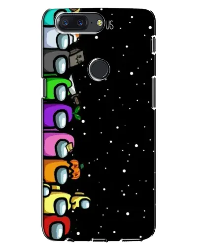 Чохол для OnePlus 5T з картинкою «Команда Among Us»