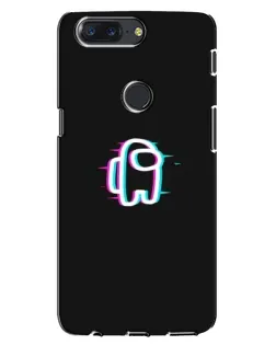 Чохол для OnePlus 5T з картинкою «Among Us неон»