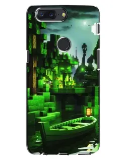 Чохол для OnePlus 5T з картинкою «Minecraft лісовий пейзаж»
