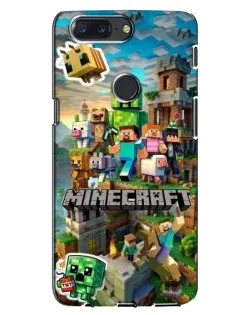 Чохол для OnePlus 5T з картинкою «Замок Minecraft»