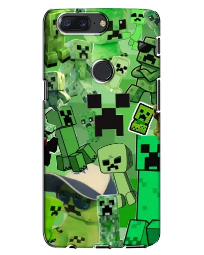 Чохол для OnePlus 5T з картинкою «Кріпери Minecraft» Чохол для OnePlus 5T з картинкою «Кріпери Minecraft»