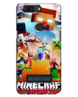 Чохол для OnePlus 5T з картинкою «Minecraft герої гри»