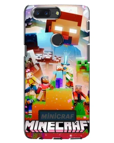 Чохол для OnePlus 5T з картинкою «Minecraft герої гри» Чохол для OnePlus 5T з картинкою «Minecraft герої гри»