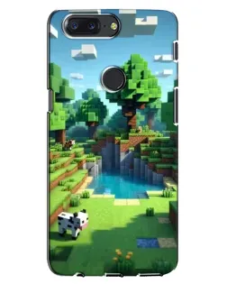 Чохол для OnePlus 5T з картинкою «Minecraft літній день»