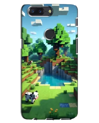 Чохол для OnePlus 5T з картинкою «Minecraft літній день» Чохол для OnePlus 5T з картинкою «Minecraft літній день»