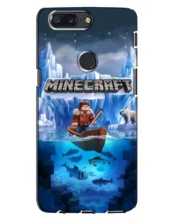 Чохол для OnePlus 5T з картинкою «Minecraft льодянийсвіт»