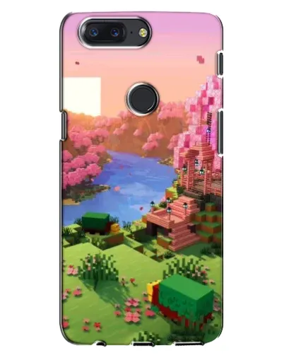 Чохол для OnePlus 5T з картинкою «Рожеве дерево Minecraft» Чохол для OnePlus 5T з картинкою «Рожеве дерево Minecraft»