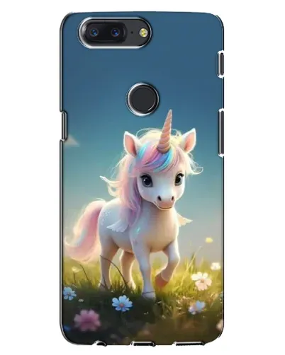Чохол для OnePlus 5T з картинкою «Єдиноріг на галявині»