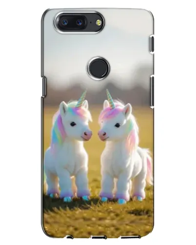 Чохол для OnePlus 5T з картинкою «Пара єдинорогів»