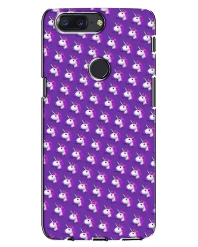 Чохол для OnePlus 5T з картинкою «Єдинороги на фіолетовому»