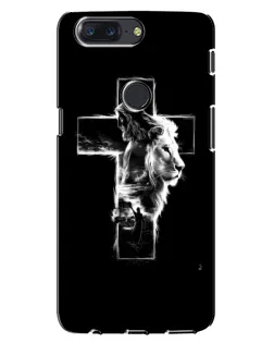 Чехол для OnePlus 5T с картинкой «Сияющий крест Jesus»