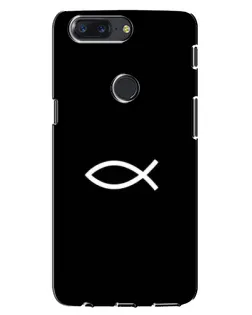 Чехол для OnePlus 5T с картинкой «Символ рыбы Jesus»