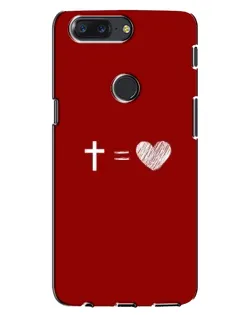 Чехол для OnePlus 5T с картинкой «Уравнение любви»