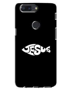 Чехол для OnePlus 5T с картинкой «Рыба Jesus»