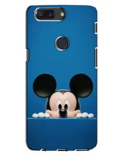 Чохол для OnePlus 5T з картинкою «Міккі виглядає»