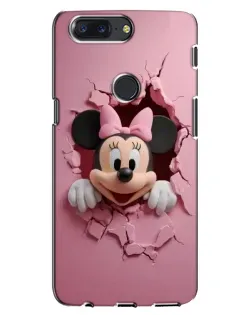 Чохол для OnePlus 5T з картинкою «Мінні крізь стіну»