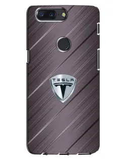 Чохол для OnePlus 5T з картинкою «Металева текстура Tesla» Чохол для OnePlus 5T з картинкою «Металева текстура Tesla»