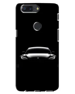 Чохол для OnePlus 5T з картинкою «Фари Tesla Night» Чохол для OnePlus 5T з картинкою «Фари Tesla Night»