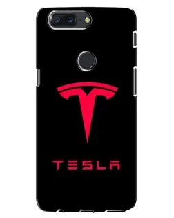 Чохол для OnePlus 5T з картинкою «Tesla Red Logo» Чохол для OnePlus 5T з картинкою «Tesla Red Logo»