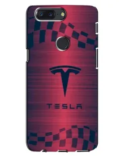 Чохол для OnePlus 5T з картинкою «Тесла червоний карбон» Чохол для OnePlus 5T з картинкою «Тесла червоний карбон»