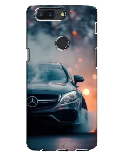Чехол для OnePlus 5T с картинкой «Mercedes — ночной город» Чехол для OnePlus 5T с картинкой «Mercedes — ночной город»