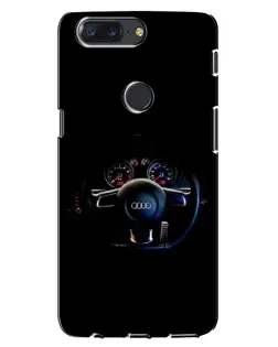 Чохол для OnePlus 5T з картинкою «Салон Audi — кермо»