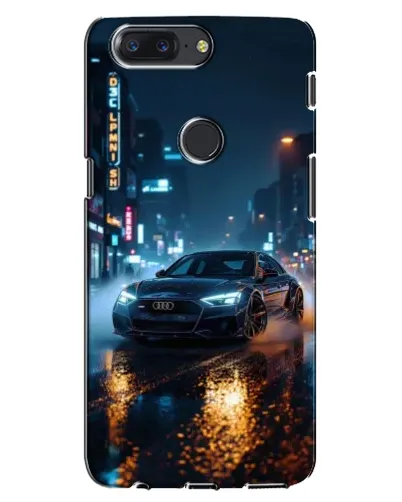 Чохол для OnePlus 5T з картинкою «Нічне місто та Audi» Чохол для OnePlus 5T з картинкою «Нічне місто та Audi»