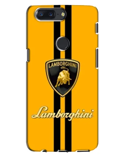 Чохол для OnePlus 5T з картинкою «Lamborghini Stripe жовтий»