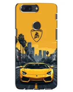 Чохол для OnePlus 5T з картинкою «Жовтий Lamborghini місто» Чохол для OnePlus 5T з картинкою «Жовтий Lamborghini місто»